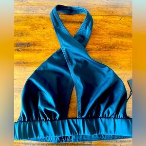 Norma Kamali never worn black bikini top